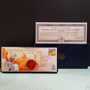 NWT Pope John Paul II Morgan Mint Bopxed Coin Sept